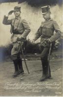 Militärisch - Erzherzog Karl mit C.v. Hötzendorf